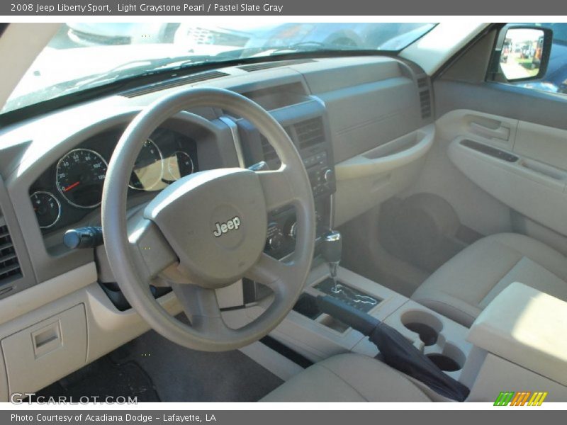 Light Graystone Pearl / Pastel Slate Gray 2008 Jeep Liberty Sport