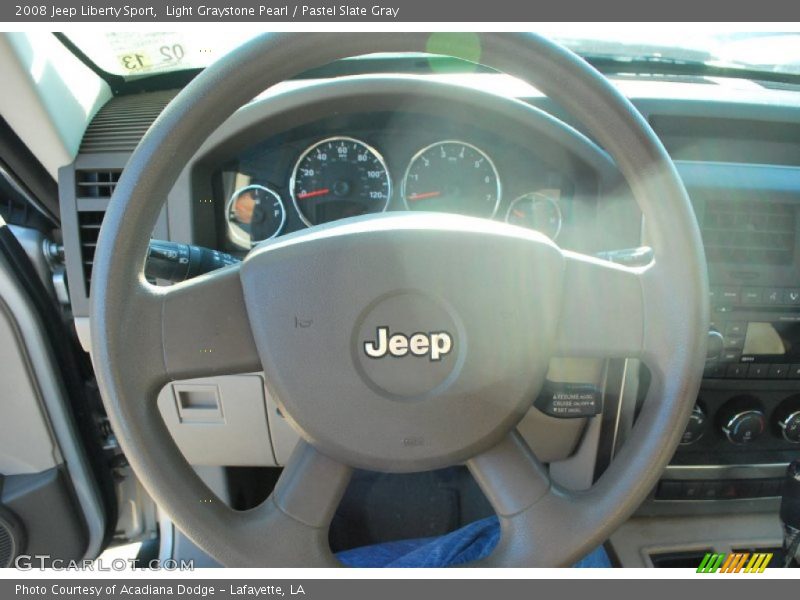 Light Graystone Pearl / Pastel Slate Gray 2008 Jeep Liberty Sport