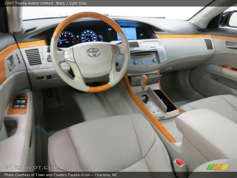 Black / Light Gray 2007 Toyota Avalon Limited