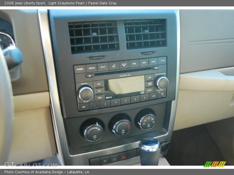 Light Graystone Pearl / Pastel Slate Gray 2008 Jeep Liberty Sport