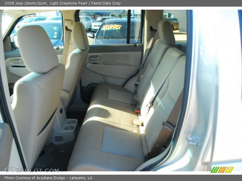 Light Graystone Pearl / Pastel Slate Gray 2008 Jeep Liberty Sport