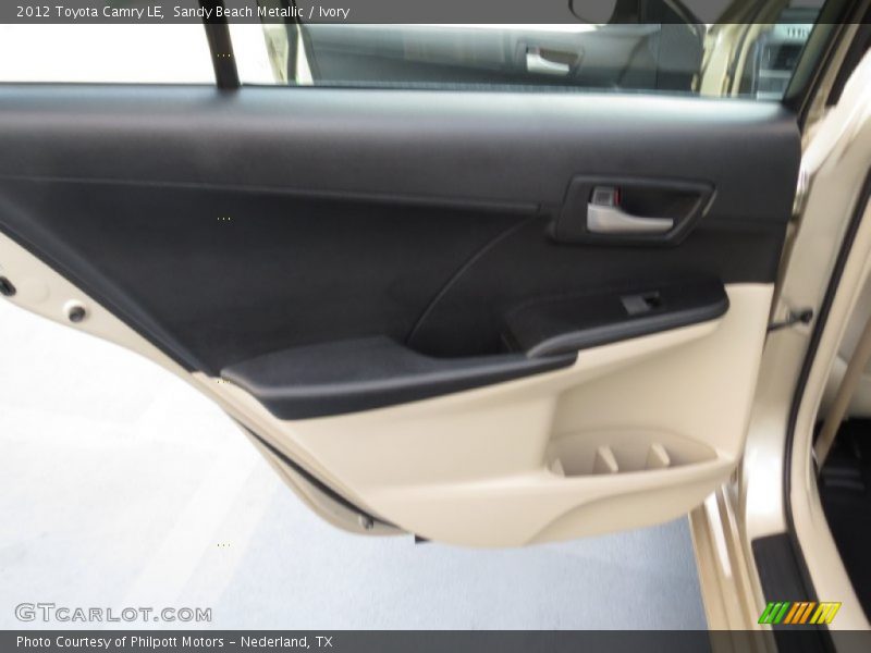 Sandy Beach Metallic / Ivory 2012 Toyota Camry LE