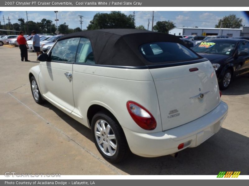 Cool Vanilla White / Pastel Slate Gray 2007 Chrysler PT Cruiser Convertible