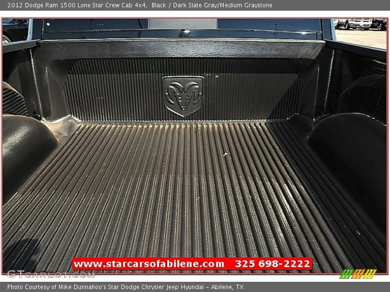 Black / Dark Slate Gray/Medium Graystone 2012 Dodge Ram 1500 Lone Star Crew Cab 4x4