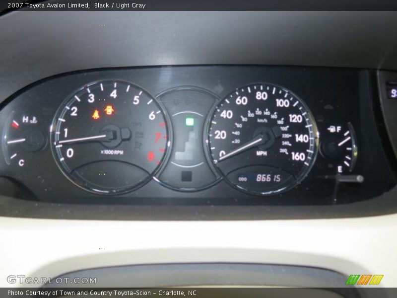 Black / Light Gray 2007 Toyota Avalon Limited