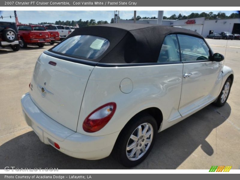 Cool Vanilla White / Pastel Slate Gray 2007 Chrysler PT Cruiser Convertible
