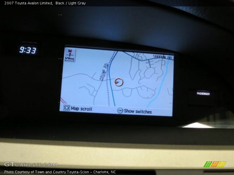 Black / Light Gray 2007 Toyota Avalon Limited