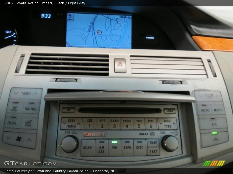 Black / Light Gray 2007 Toyota Avalon Limited
