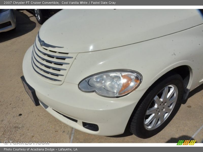 Cool Vanilla White / Pastel Slate Gray 2007 Chrysler PT Cruiser Convertible