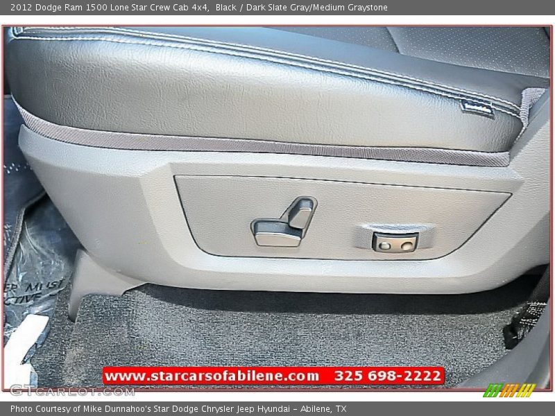 Black / Dark Slate Gray/Medium Graystone 2012 Dodge Ram 1500 Lone Star Crew Cab 4x4