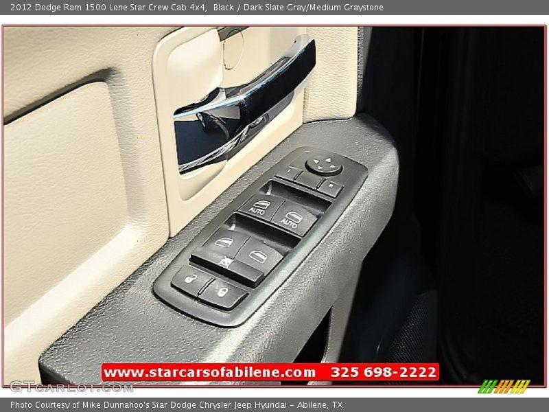 Black / Dark Slate Gray/Medium Graystone 2012 Dodge Ram 1500 Lone Star Crew Cab 4x4