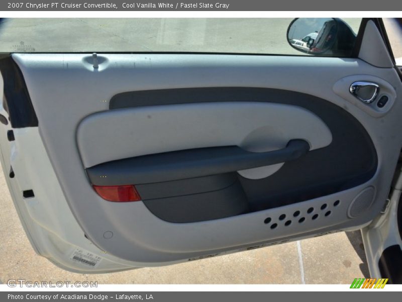 Cool Vanilla White / Pastel Slate Gray 2007 Chrysler PT Cruiser Convertible