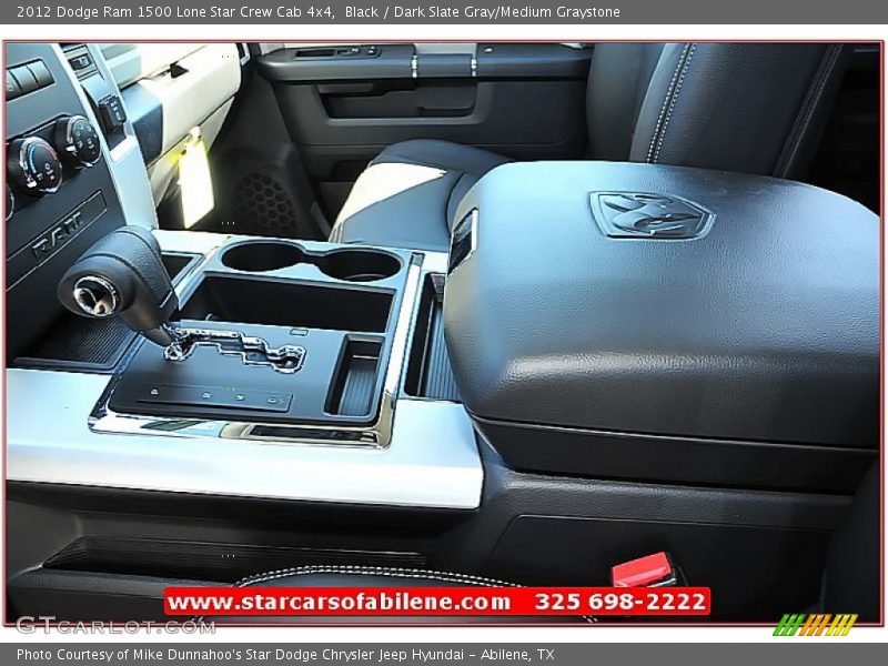 Black / Dark Slate Gray/Medium Graystone 2012 Dodge Ram 1500 Lone Star Crew Cab 4x4