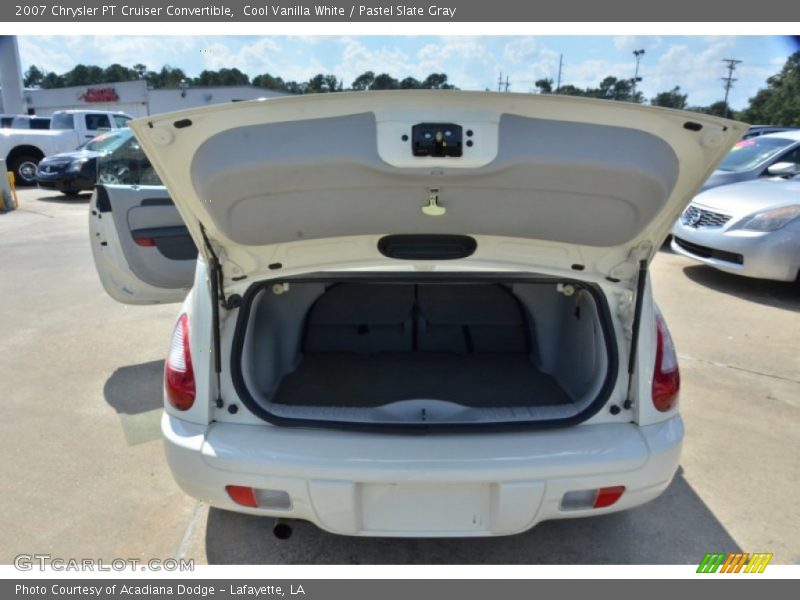 Cool Vanilla White / Pastel Slate Gray 2007 Chrysler PT Cruiser Convertible