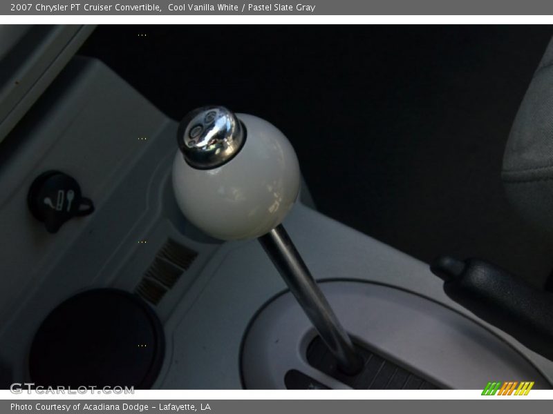 Cool Vanilla White / Pastel Slate Gray 2007 Chrysler PT Cruiser Convertible
