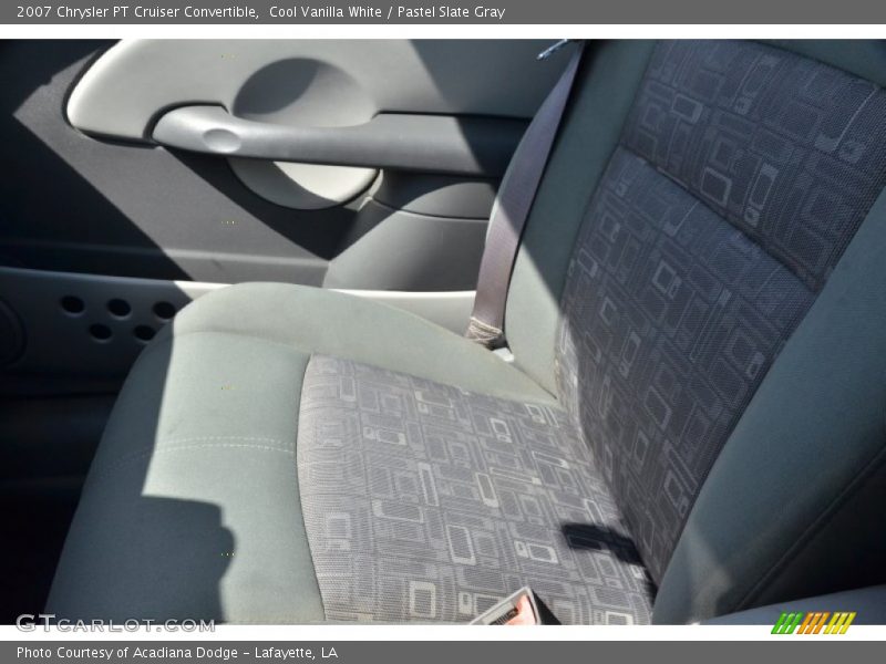 Cool Vanilla White / Pastel Slate Gray 2007 Chrysler PT Cruiser Convertible