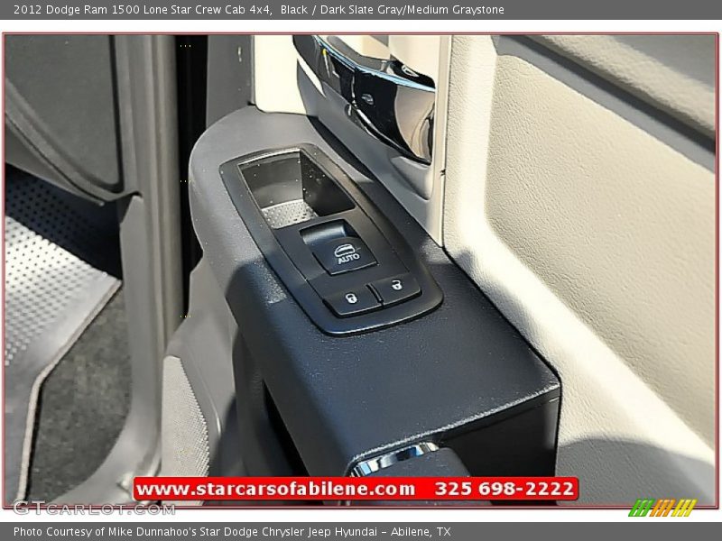 Black / Dark Slate Gray/Medium Graystone 2012 Dodge Ram 1500 Lone Star Crew Cab 4x4