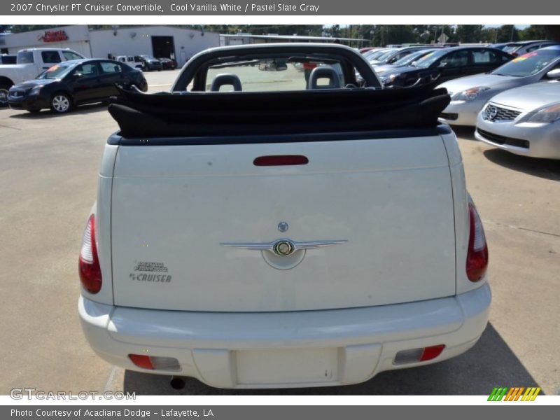 Cool Vanilla White / Pastel Slate Gray 2007 Chrysler PT Cruiser Convertible