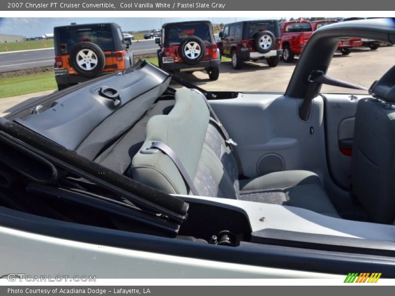 Cool Vanilla White / Pastel Slate Gray 2007 Chrysler PT Cruiser Convertible
