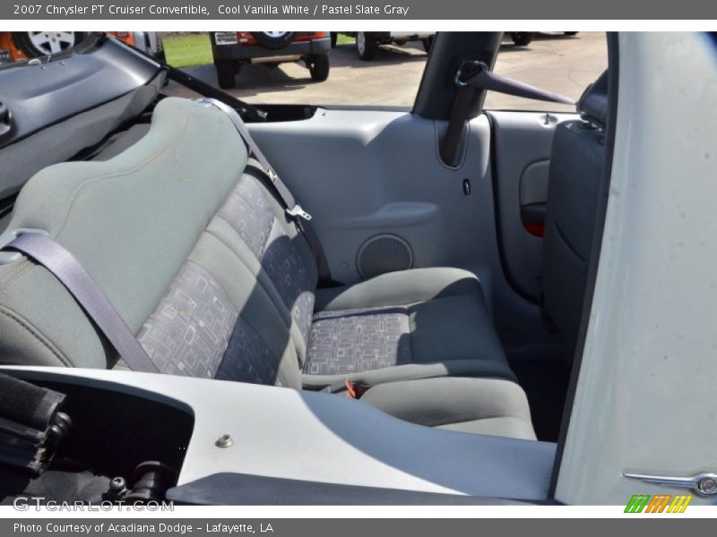 Cool Vanilla White / Pastel Slate Gray 2007 Chrysler PT Cruiser Convertible