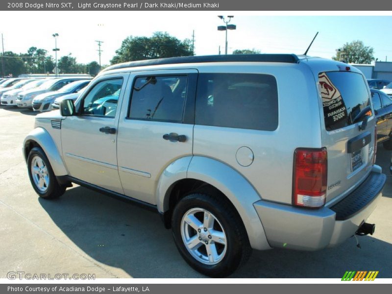 Light Graystone Pearl / Dark Khaki/Medium Khaki 2008 Dodge Nitro SXT