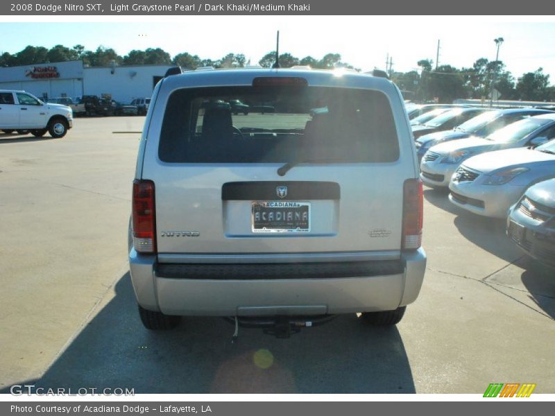 Light Graystone Pearl / Dark Khaki/Medium Khaki 2008 Dodge Nitro SXT