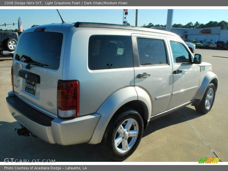 Light Graystone Pearl / Dark Khaki/Medium Khaki 2008 Dodge Nitro SXT