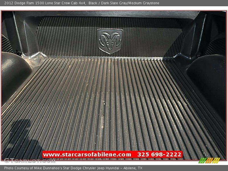 Black / Dark Slate Gray/Medium Graystone 2012 Dodge Ram 1500 Lone Star Crew Cab 4x4