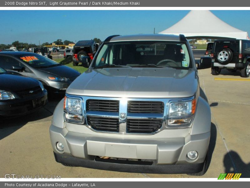 Light Graystone Pearl / Dark Khaki/Medium Khaki 2008 Dodge Nitro SXT