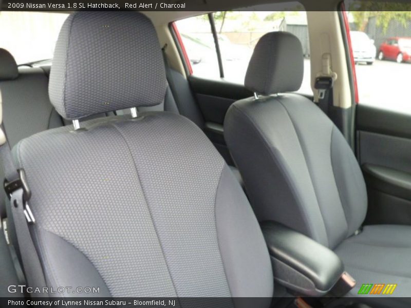 Red Alert / Charcoal 2009 Nissan Versa 1.8 SL Hatchback
