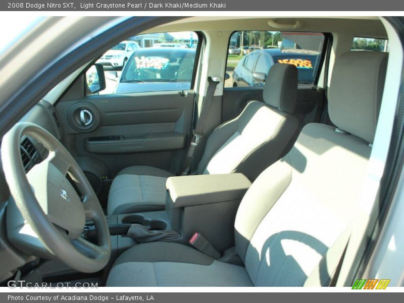 Light Graystone Pearl / Dark Khaki/Medium Khaki 2008 Dodge Nitro SXT