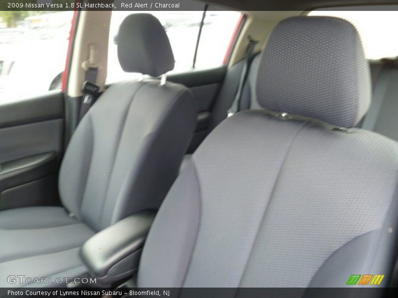 Red Alert / Charcoal 2009 Nissan Versa 1.8 SL Hatchback