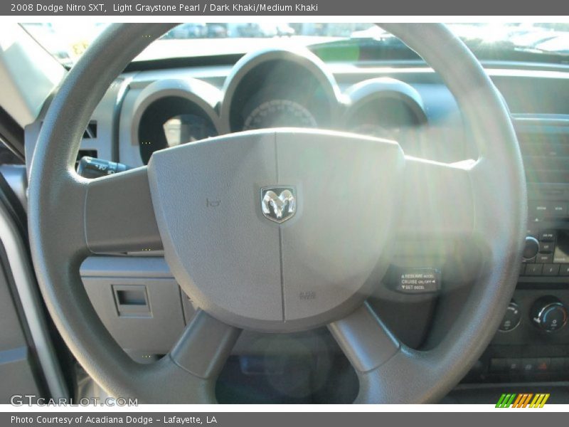Light Graystone Pearl / Dark Khaki/Medium Khaki 2008 Dodge Nitro SXT