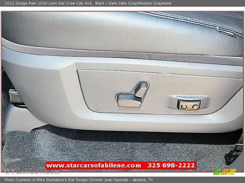 Black / Dark Slate Gray/Medium Graystone 2012 Dodge Ram 1500 Lone Star Crew Cab 4x4