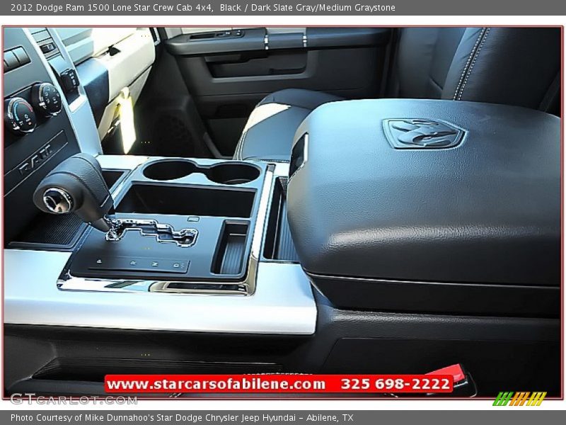Black / Dark Slate Gray/Medium Graystone 2012 Dodge Ram 1500 Lone Star Crew Cab 4x4