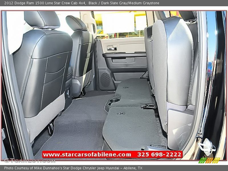 Black / Dark Slate Gray/Medium Graystone 2012 Dodge Ram 1500 Lone Star Crew Cab 4x4