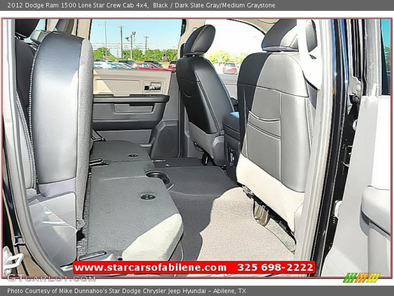 Black / Dark Slate Gray/Medium Graystone 2012 Dodge Ram 1500 Lone Star Crew Cab 4x4