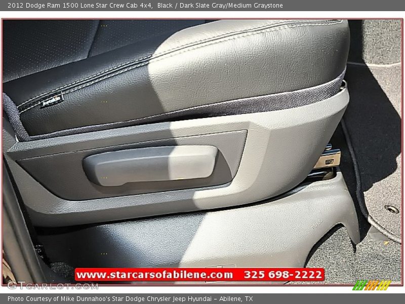 Black / Dark Slate Gray/Medium Graystone 2012 Dodge Ram 1500 Lone Star Crew Cab 4x4