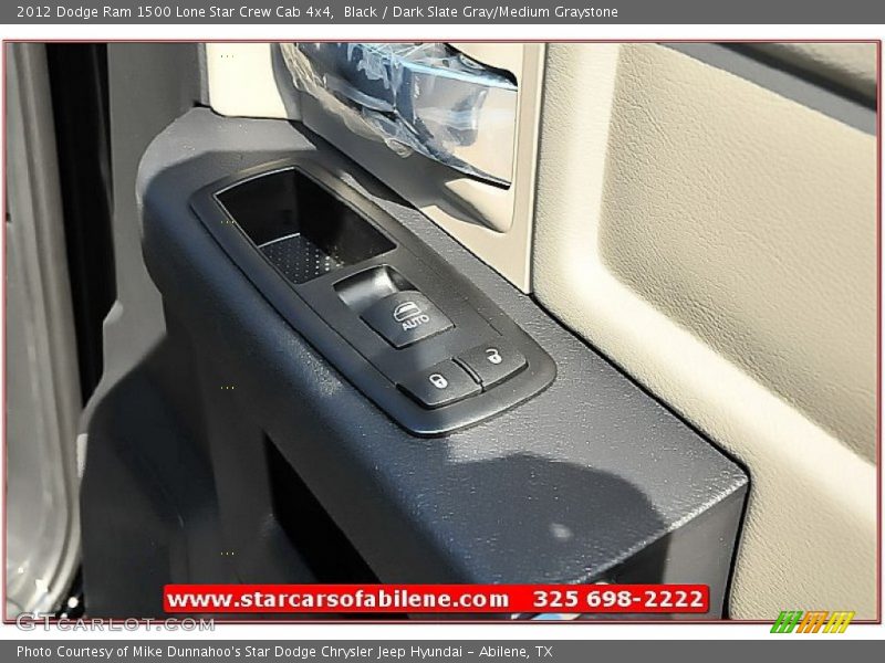 Black / Dark Slate Gray/Medium Graystone 2012 Dodge Ram 1500 Lone Star Crew Cab 4x4
