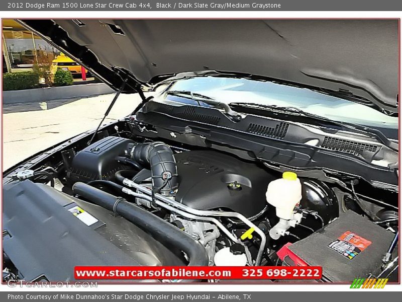 Black / Dark Slate Gray/Medium Graystone 2012 Dodge Ram 1500 Lone Star Crew Cab 4x4