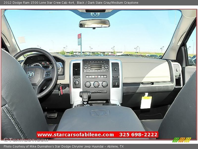 Black / Dark Slate Gray/Medium Graystone 2012 Dodge Ram 1500 Lone Star Crew Cab 4x4