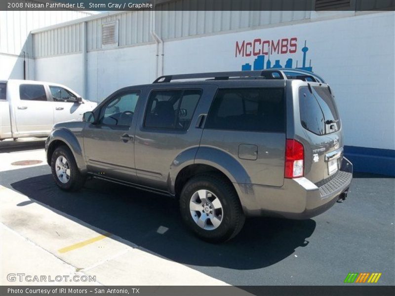 Storm Gray / Graphite 2008 Nissan Pathfinder LE
