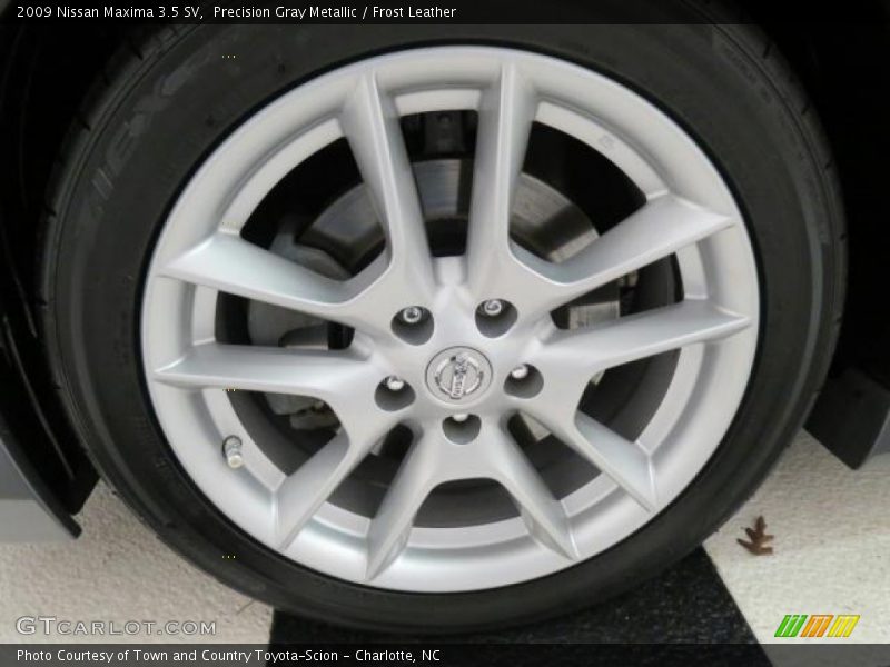 Precision Gray Metallic / Frost Leather 2009 Nissan Maxima 3.5 SV