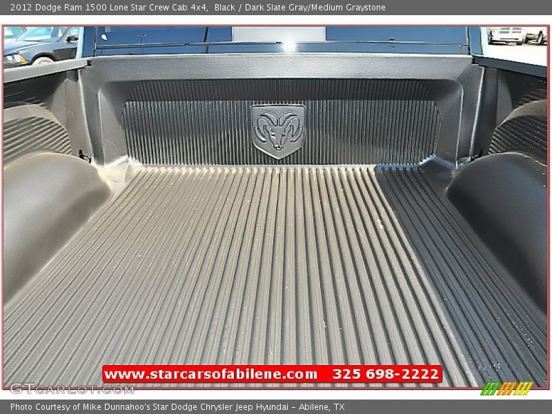 Black / Dark Slate Gray/Medium Graystone 2012 Dodge Ram 1500 Lone Star Crew Cab 4x4