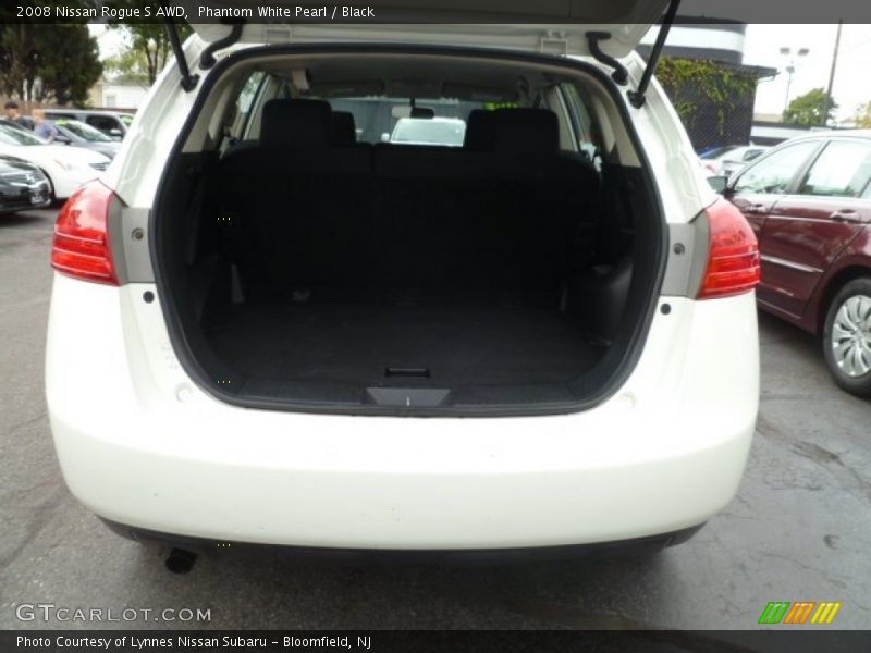 Phantom White Pearl / Black 2008 Nissan Rogue S AWD