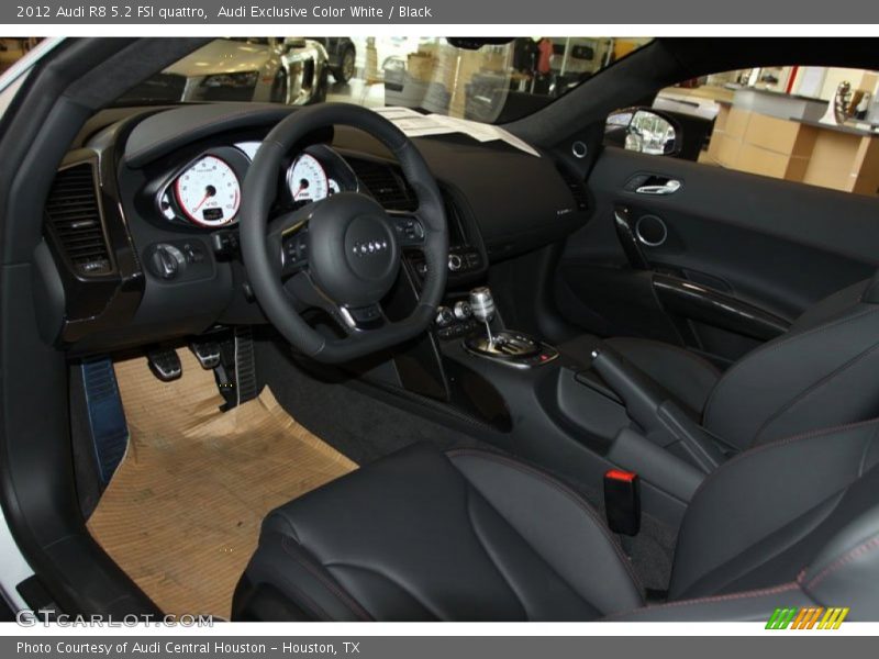Black Interior - 2012 R8 5.2 FSI quattro 