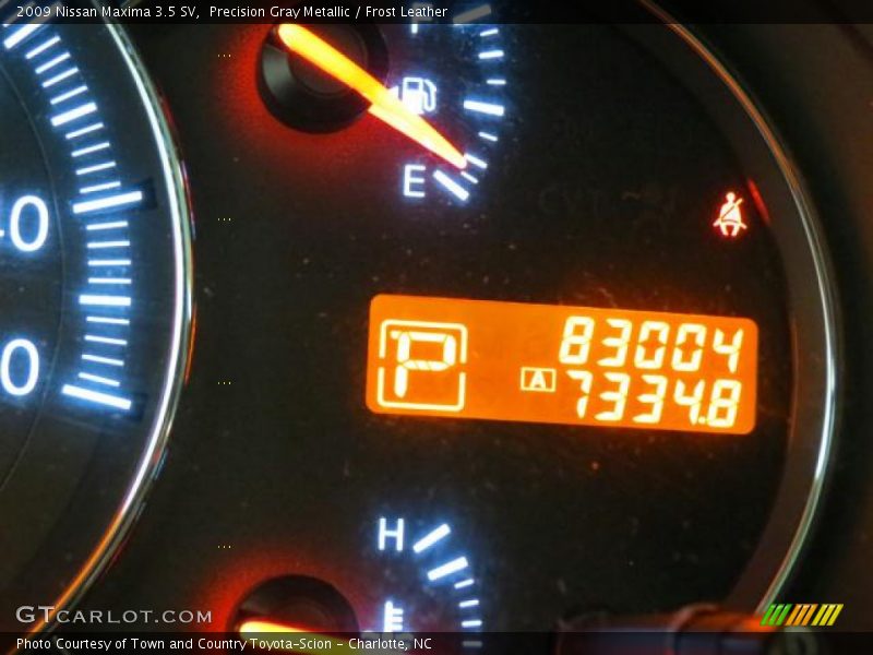 Precision Gray Metallic / Frost Leather 2009 Nissan Maxima 3.5 SV