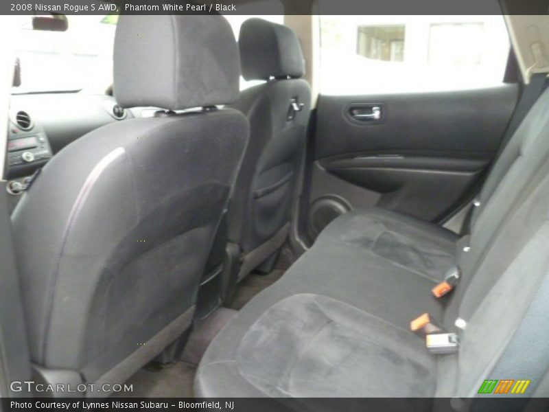 Phantom White Pearl / Black 2008 Nissan Rogue S AWD