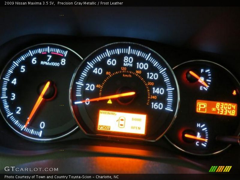 Precision Gray Metallic / Frost Leather 2009 Nissan Maxima 3.5 SV