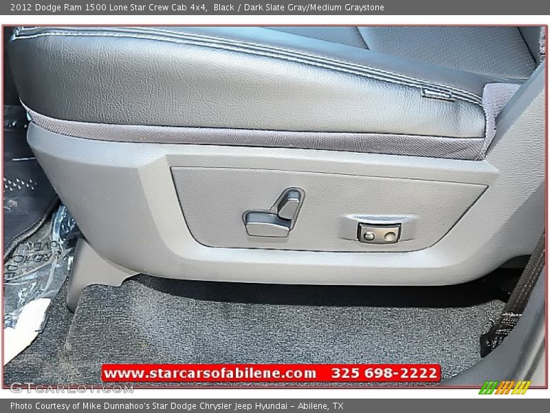 Black / Dark Slate Gray/Medium Graystone 2012 Dodge Ram 1500 Lone Star Crew Cab 4x4